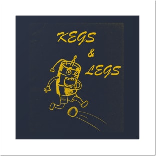 Kegs & Legs Classic (Vintage Look) Posters and Art